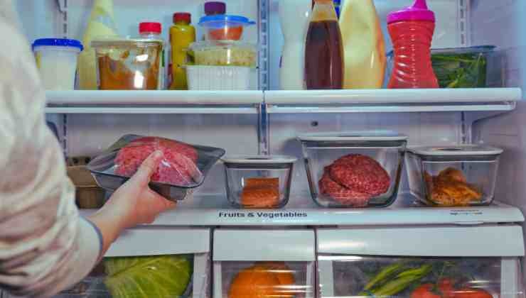 alimentos en la nevera