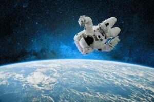 astronauta en el espacio