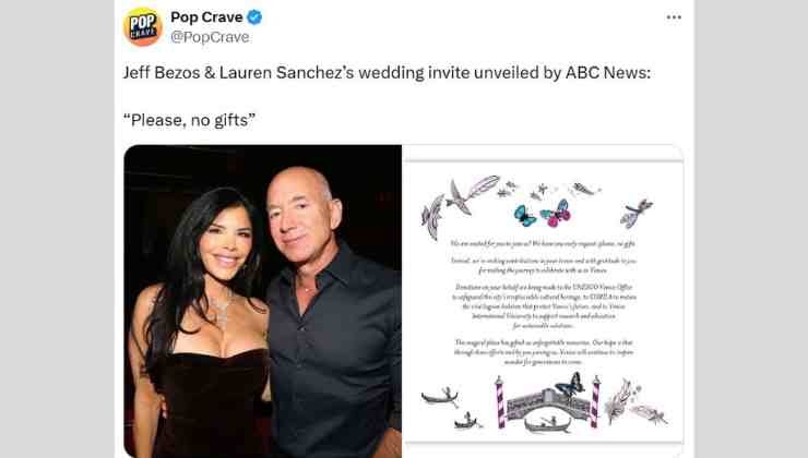 post x sobre boda jeff bezos