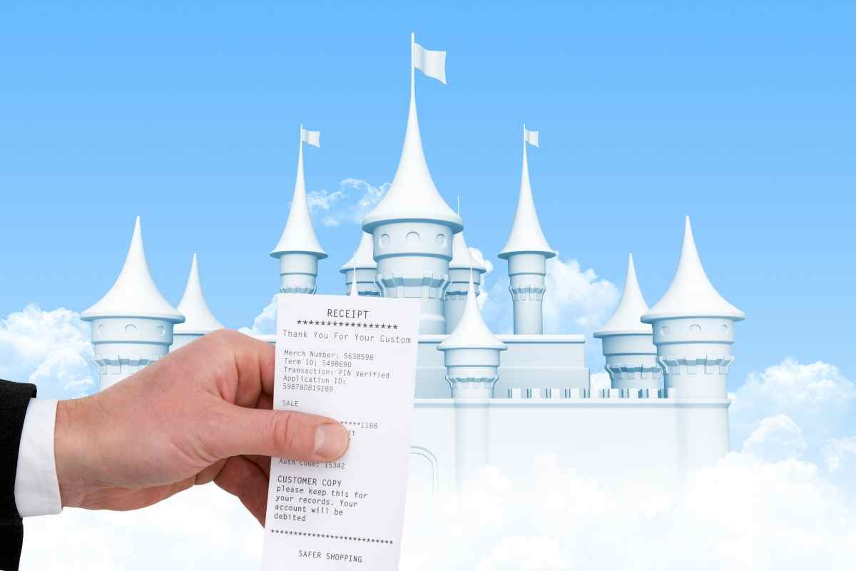 castillo disney y cuenta