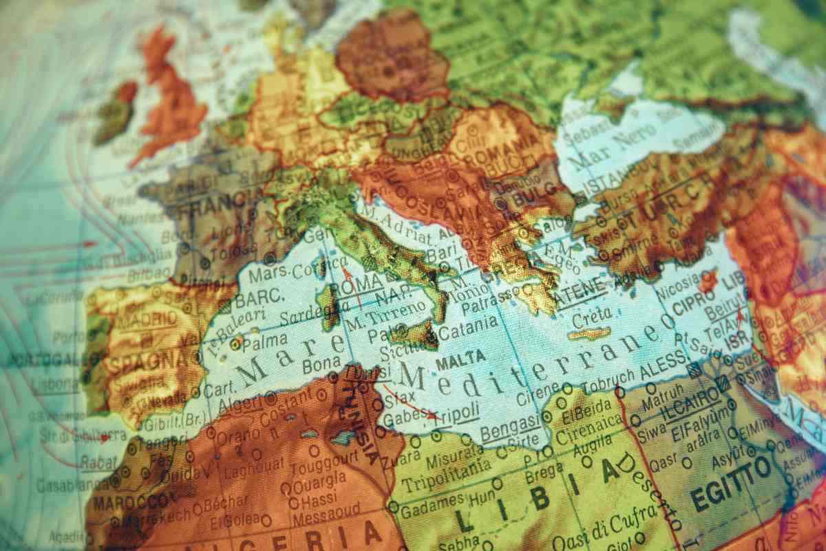 mapa mediterraneo