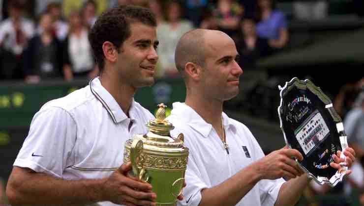 Pete Sampras y Andre Agassi