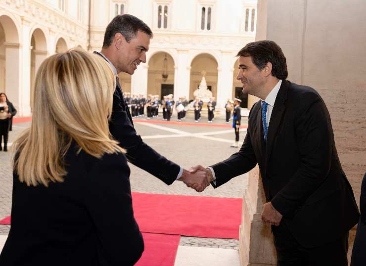Sánchez y meloni